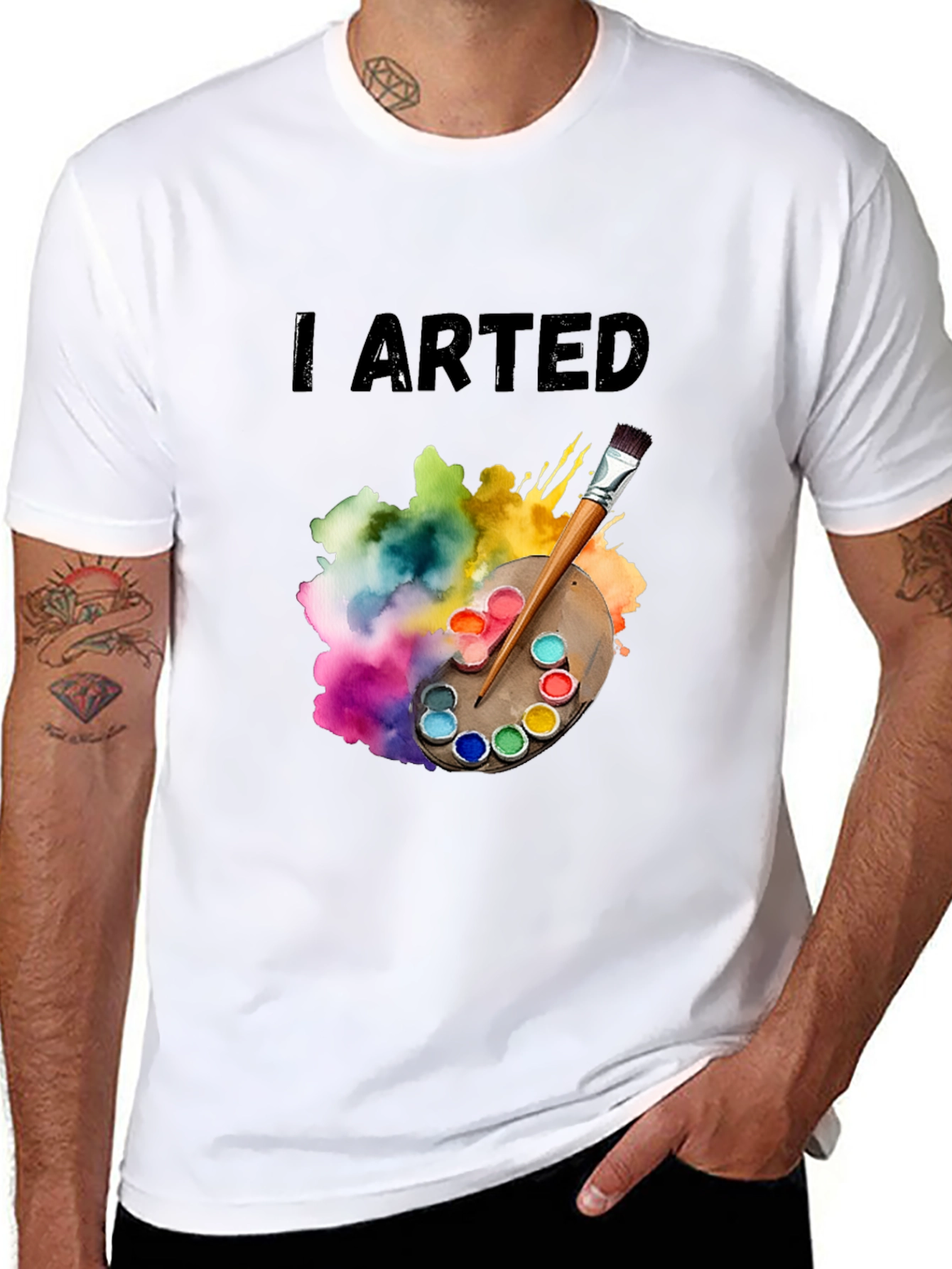 I Arted T-Shirt - Artist Palette Design