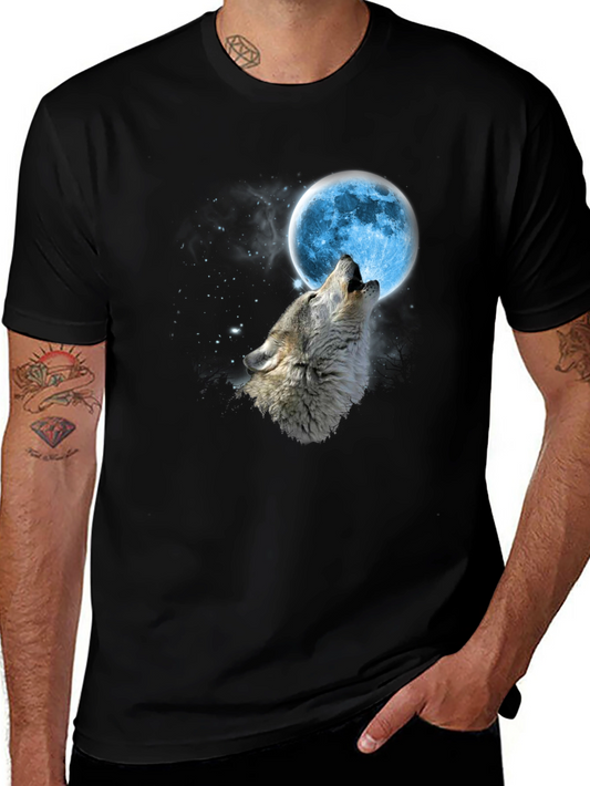 Wolf Moon T-Shirt - Mens Graphic Tee