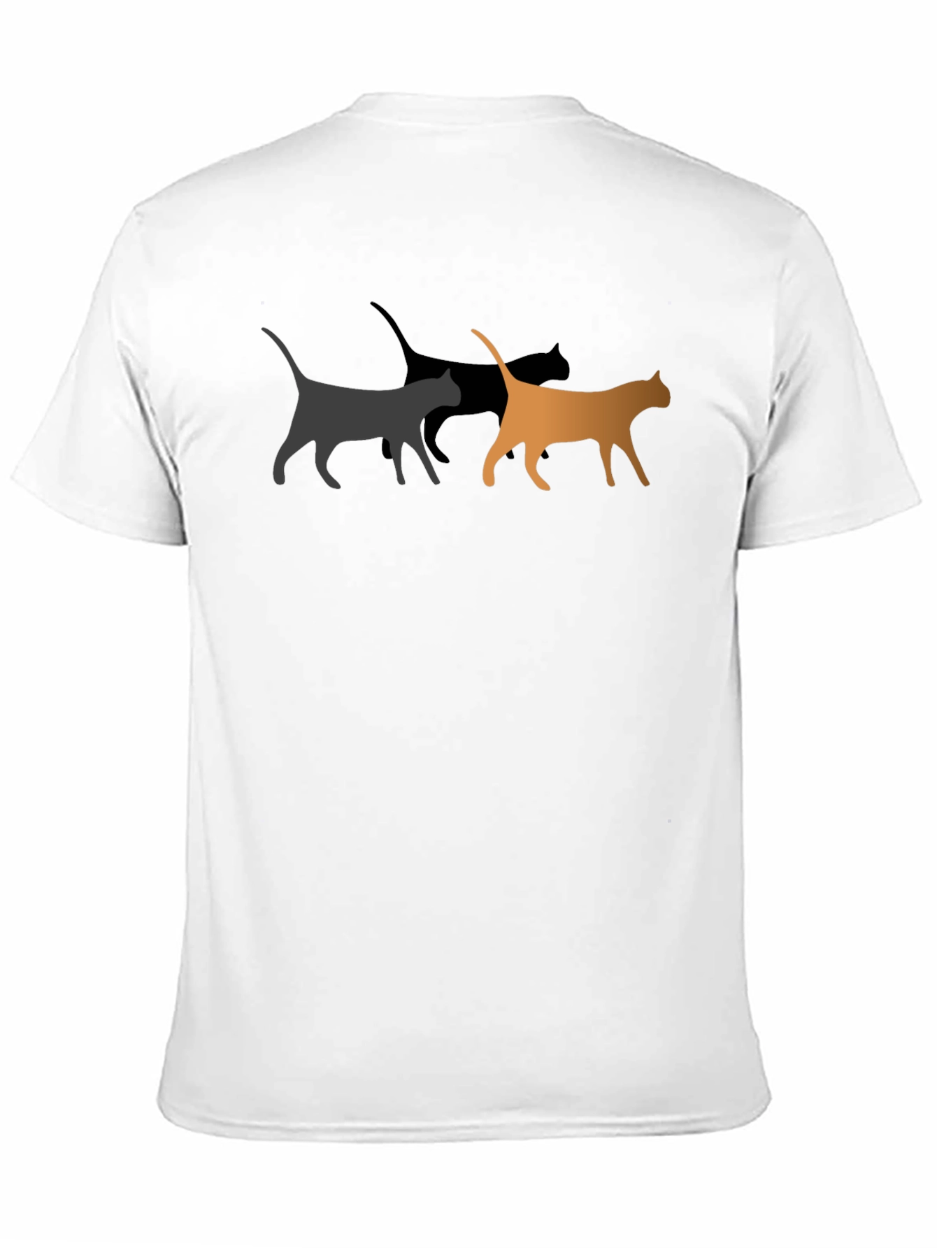 Cool Cat Graphic Tee - Black Unisex T-Shirt