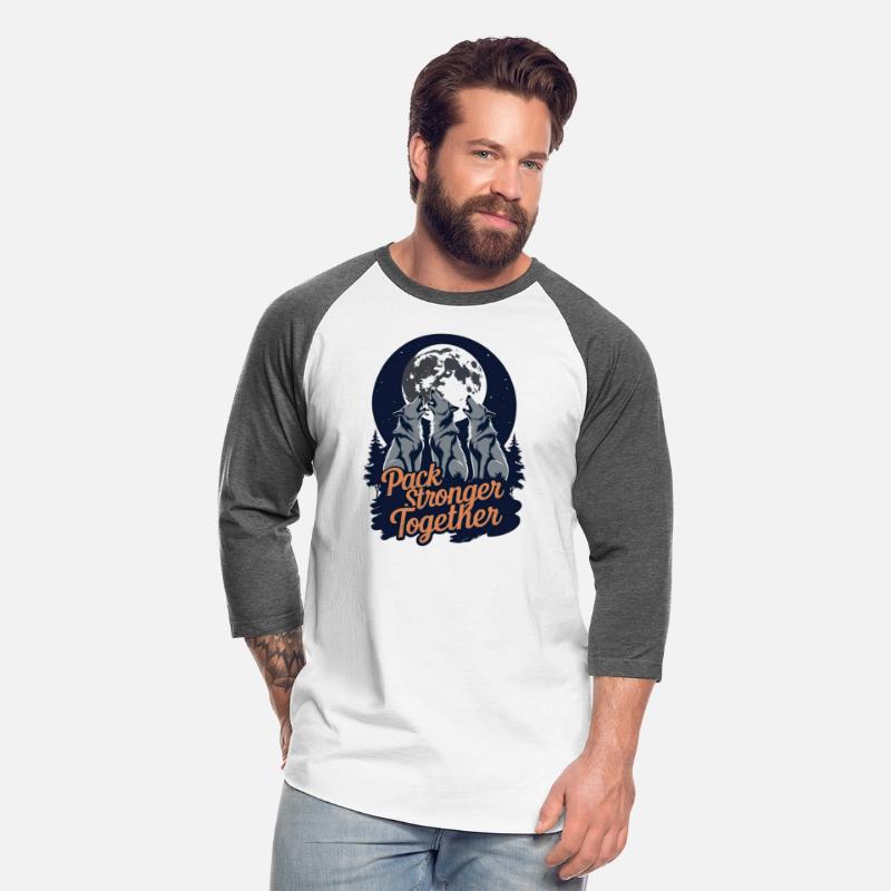 Pack Stronger Together – Howling Wolves Under Moon