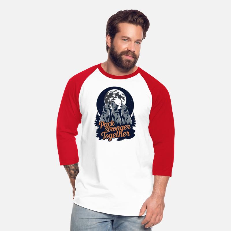 Pack Stronger Together – Howling Wolves Under Moon