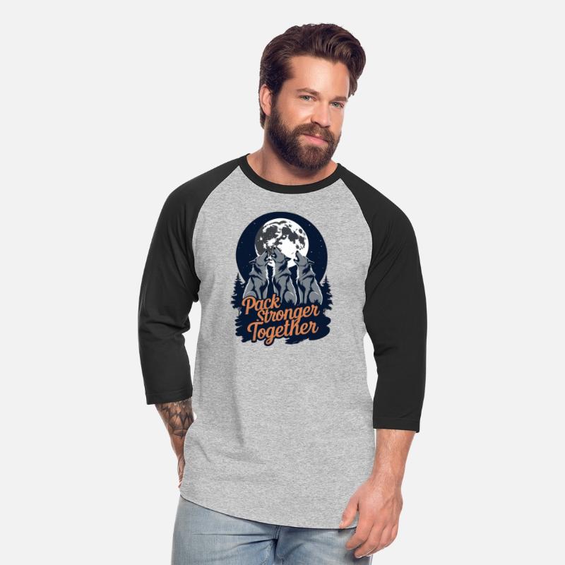 Pack Stronger Together – Howling Wolves Under Moon