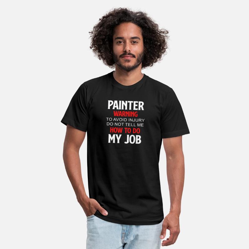 Painter Warning To Avoid Injury House Painter