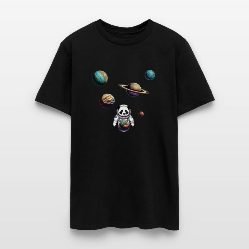 Panda Astronaut Explores The Planets Colour