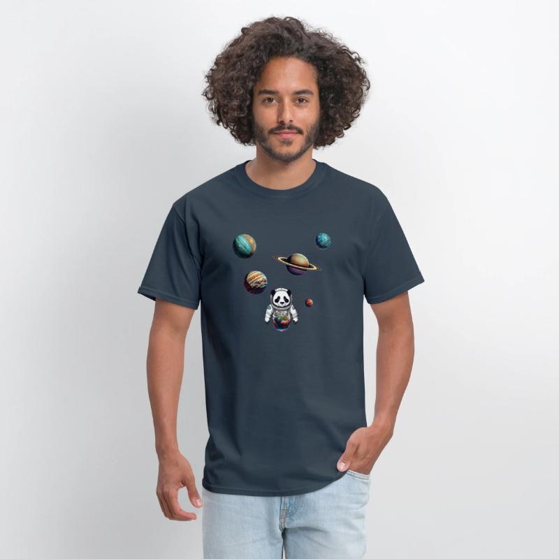 Panda Astronaut Explores The Planets Colour