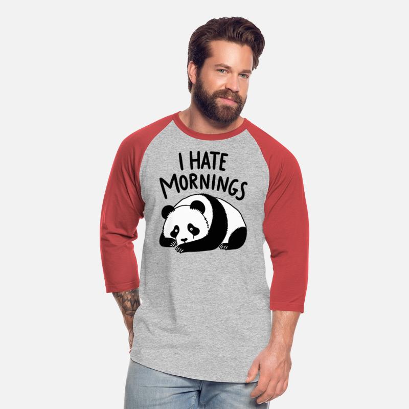 Panda I Hate Mornings Saying