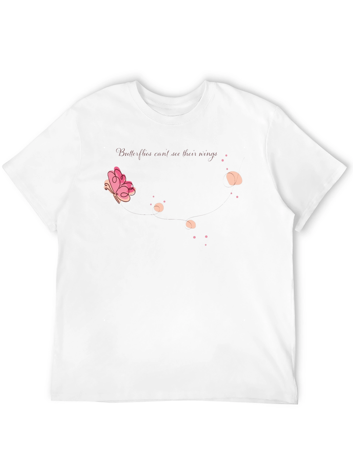 Butterfly Tea Party Black T-Shirt