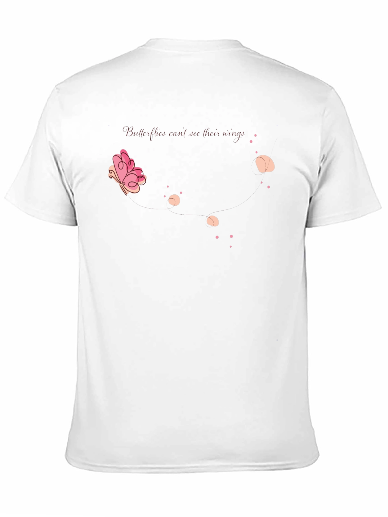 Butterfly Tea Party Black T-Shirt