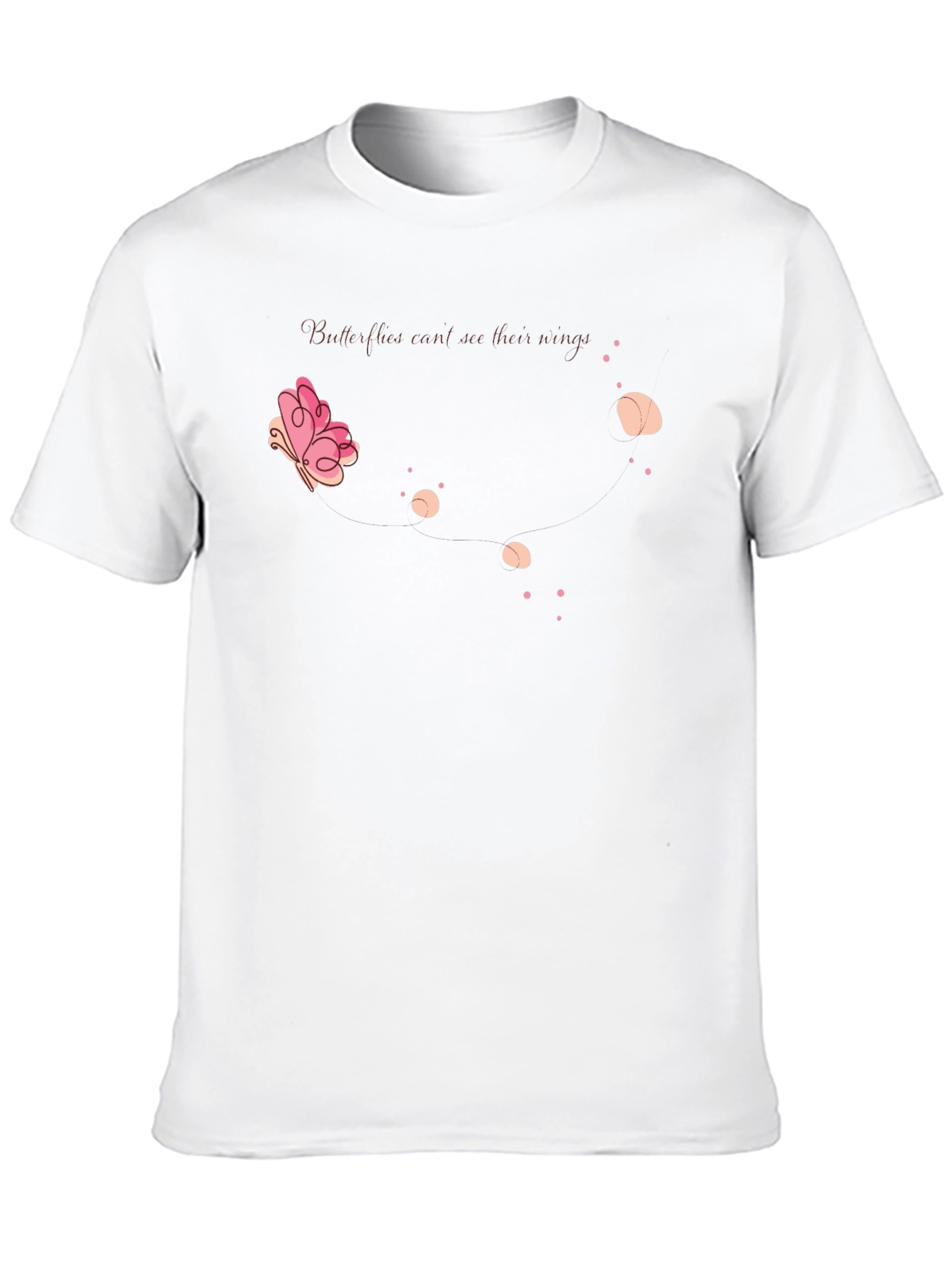 Butterfly Tea Party Black T-Shirt