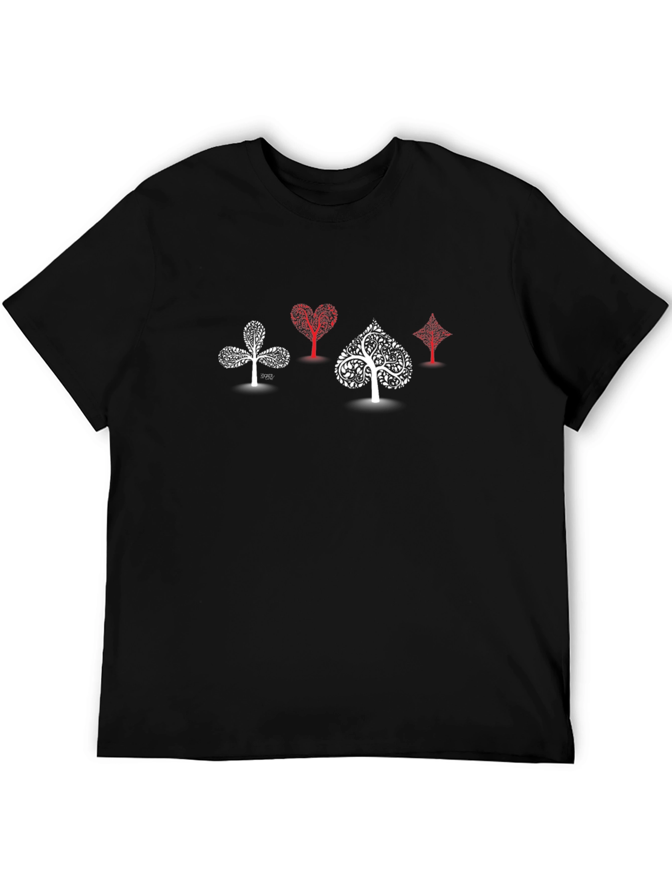 Suits Tree Black T-Shirt