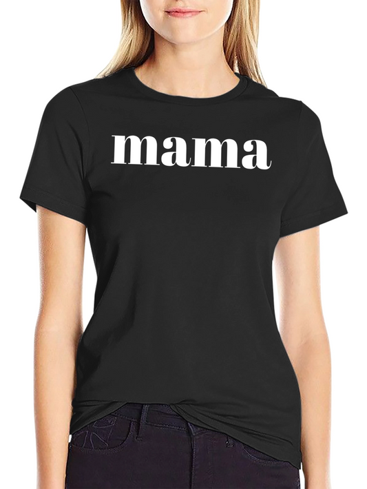 Mama Bear Graphic Tee - Soft Black T-Shirt