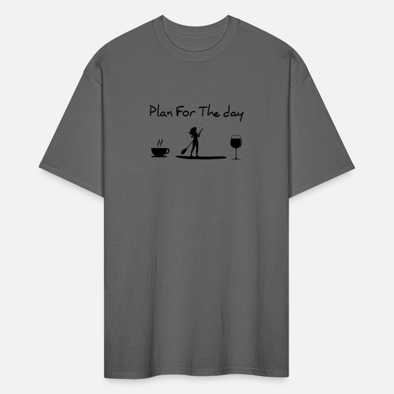 Plan For The Day Coffee Paddleboard Wine Paddle Bo