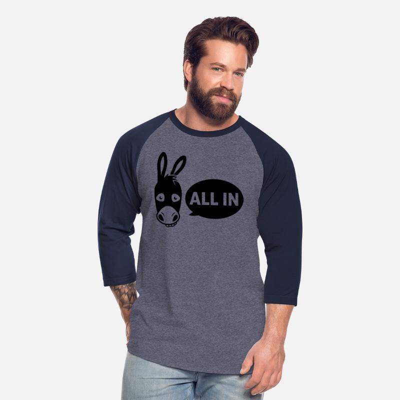 Poker donkey - all in