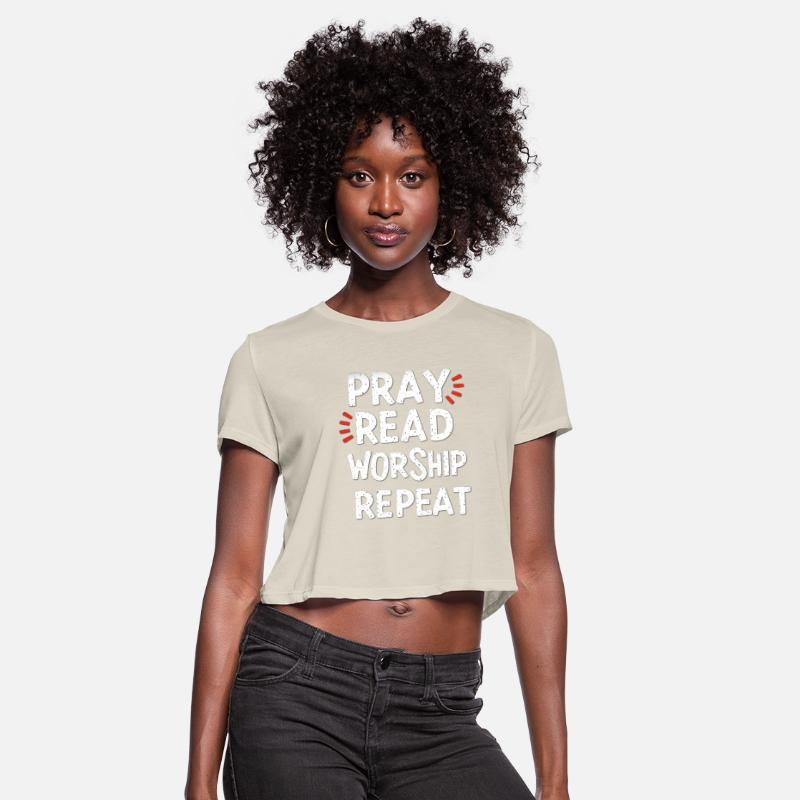 Pray Read Worship Repeat - Christian Design