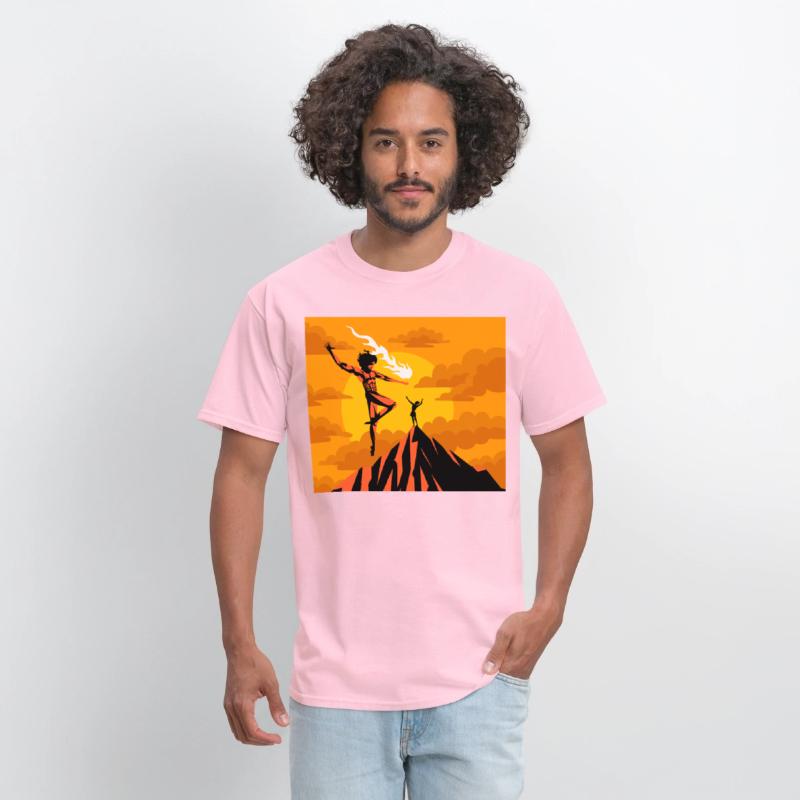 prometheus titan giving fire to human