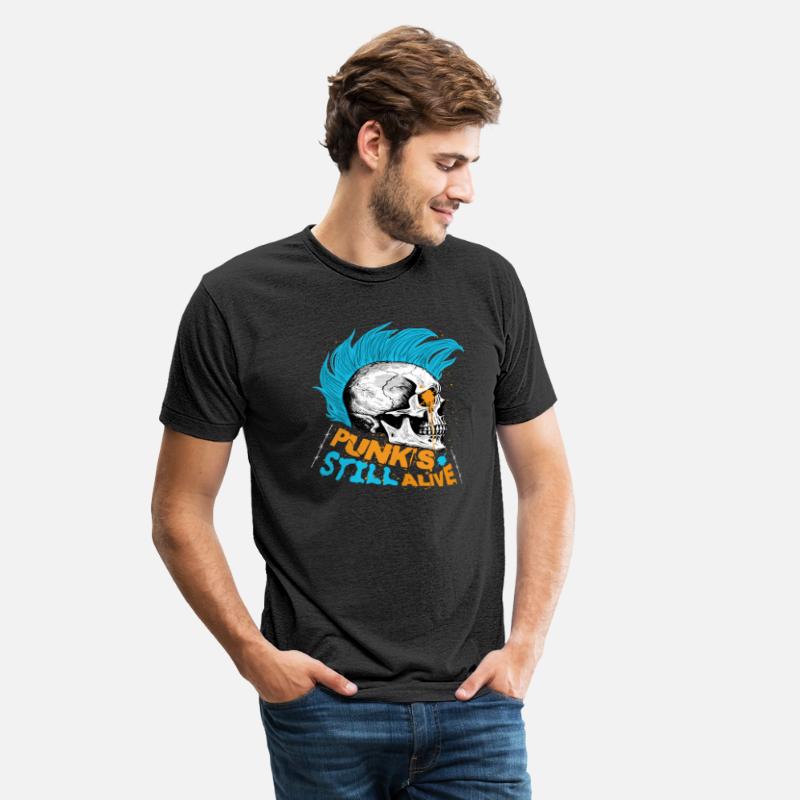 Punk's still alive - gift skull punk rock man teen