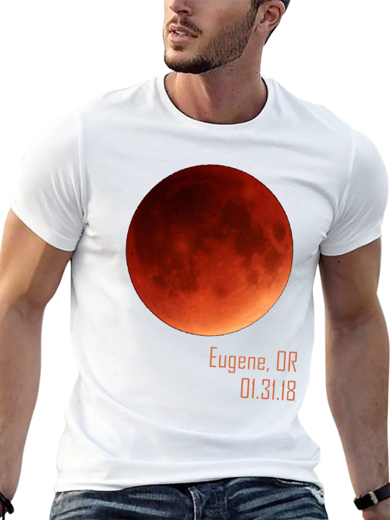 Blood Moon Eclipse T-Shirt - Eugene OR 01.31.18
