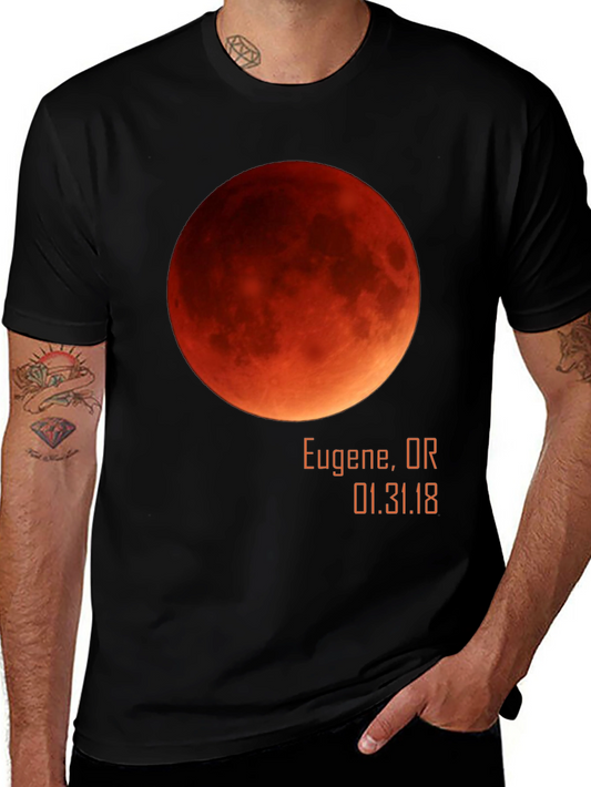 Blood Moon Eclipse T-Shirt - Eugene OR 01.31.18