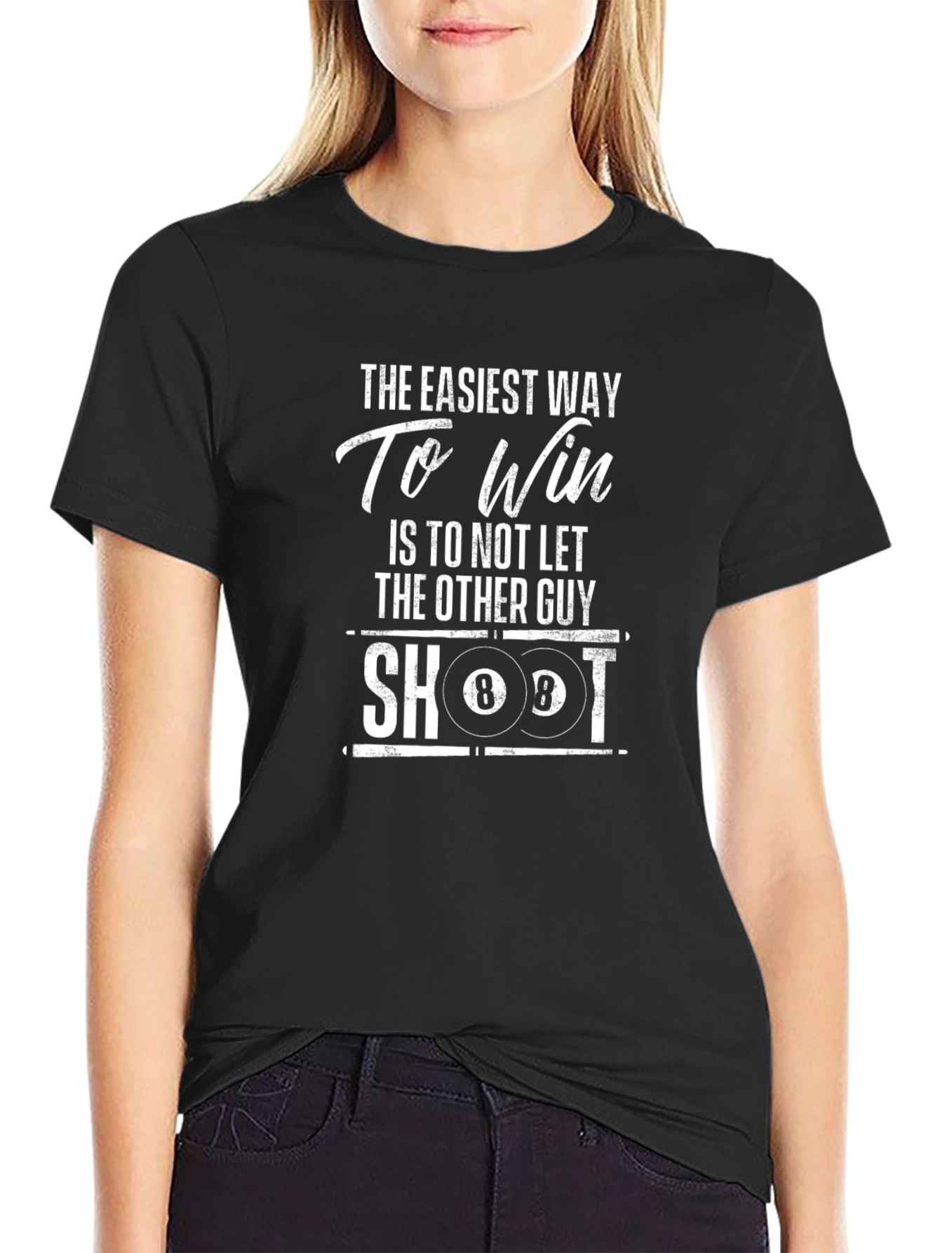 Easiest Way To Win Billiards Graphic T-Shirt