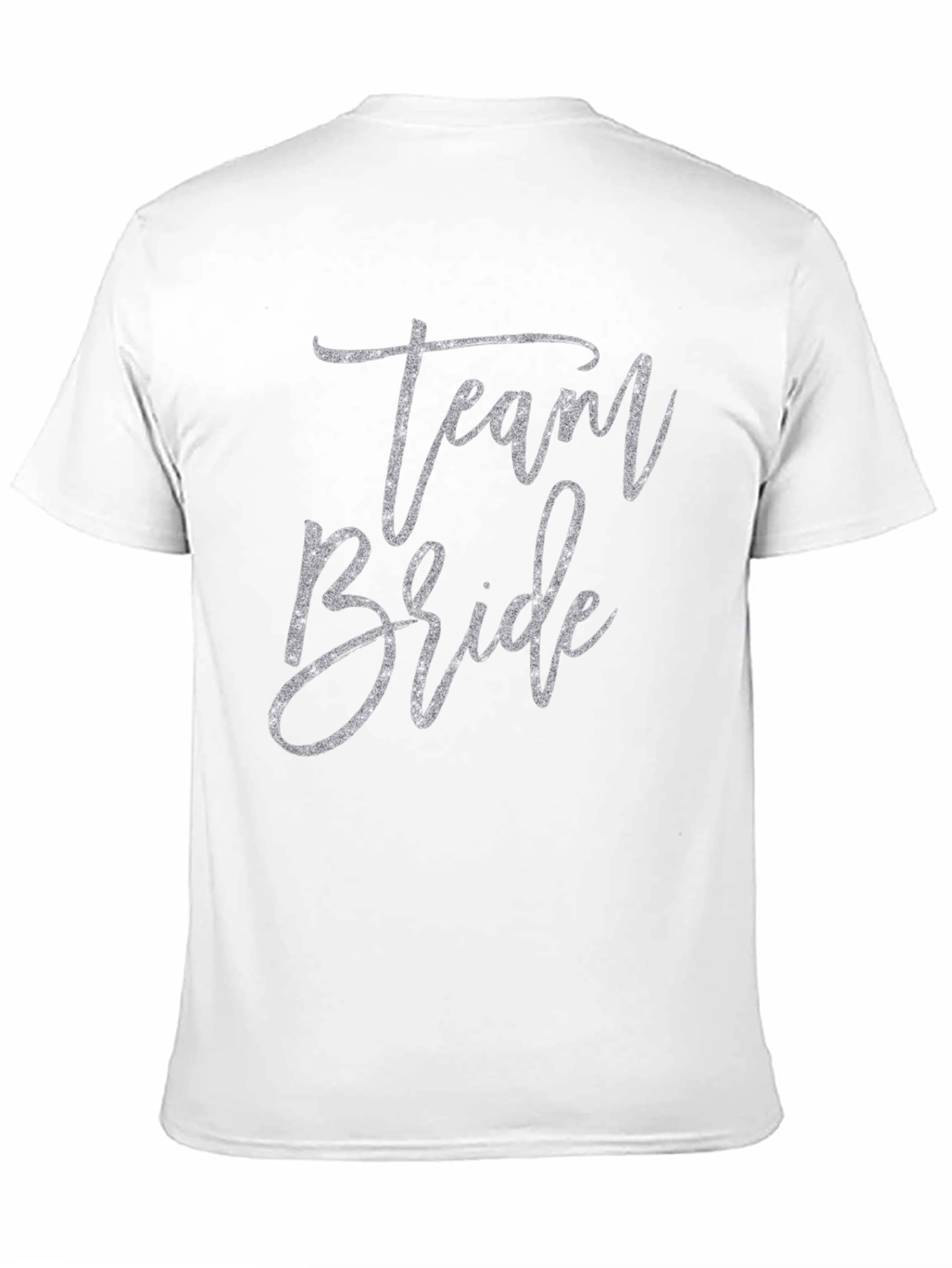 Team Bride Black Crew Neck T-Shirt