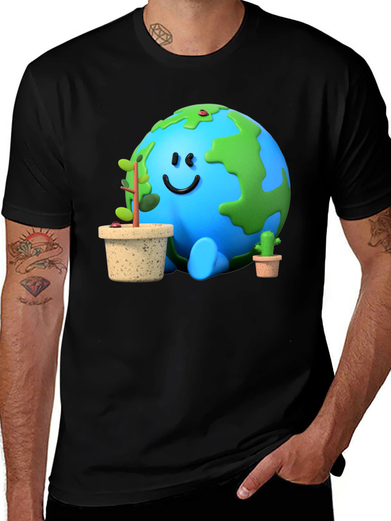 Earth Day T-Shirt - Planet Graphic Tee