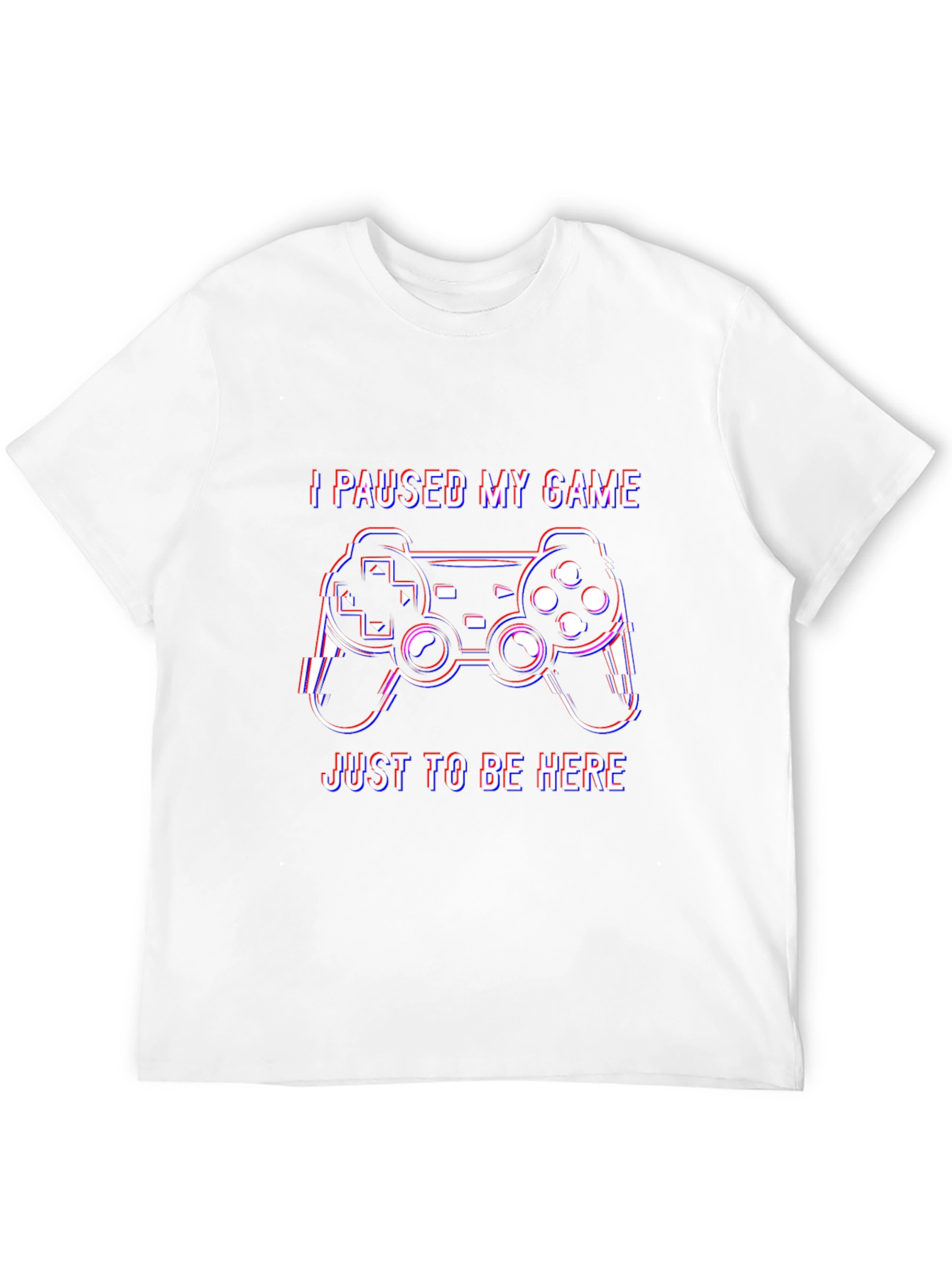 I Paused My Game Graphic Tee - Gamer T-Shirt