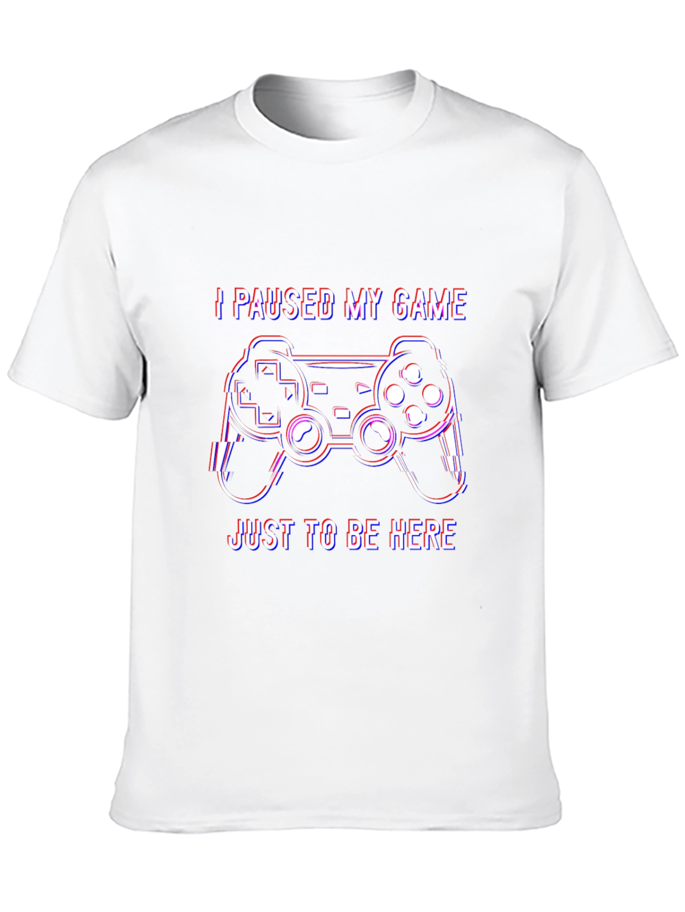 I Paused My Game Graphic Tee - Gamer T-Shirt