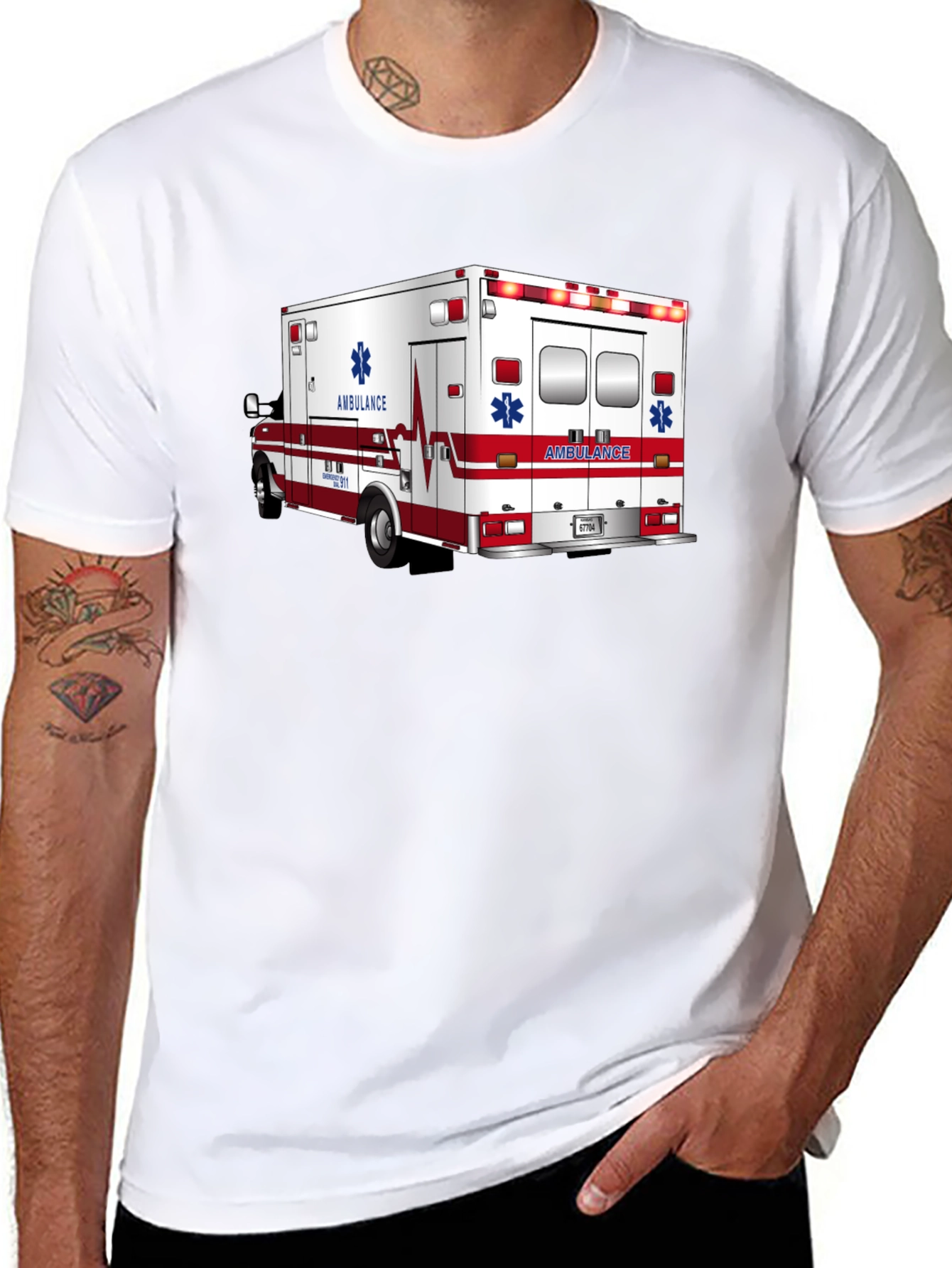 Ambulance Graphic T-Shirt