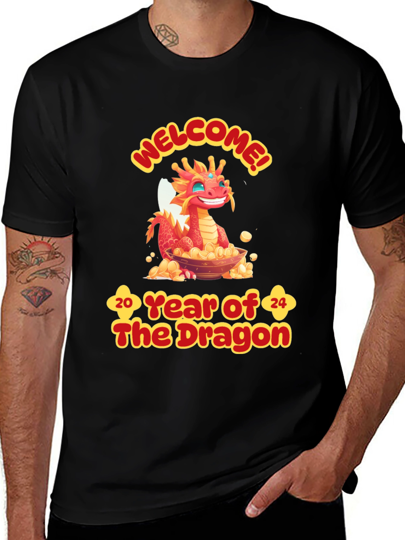 Year of The Dragon 2024 Graphic T-Shirt