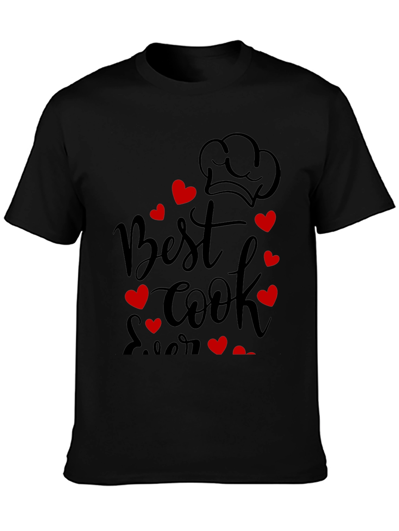 Best Cook Ever Graphic Tee - Chef Heart Design