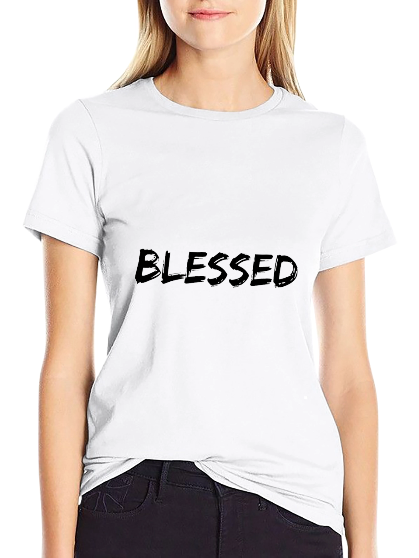 Blessed Black T-Shirt - Casual Comfort