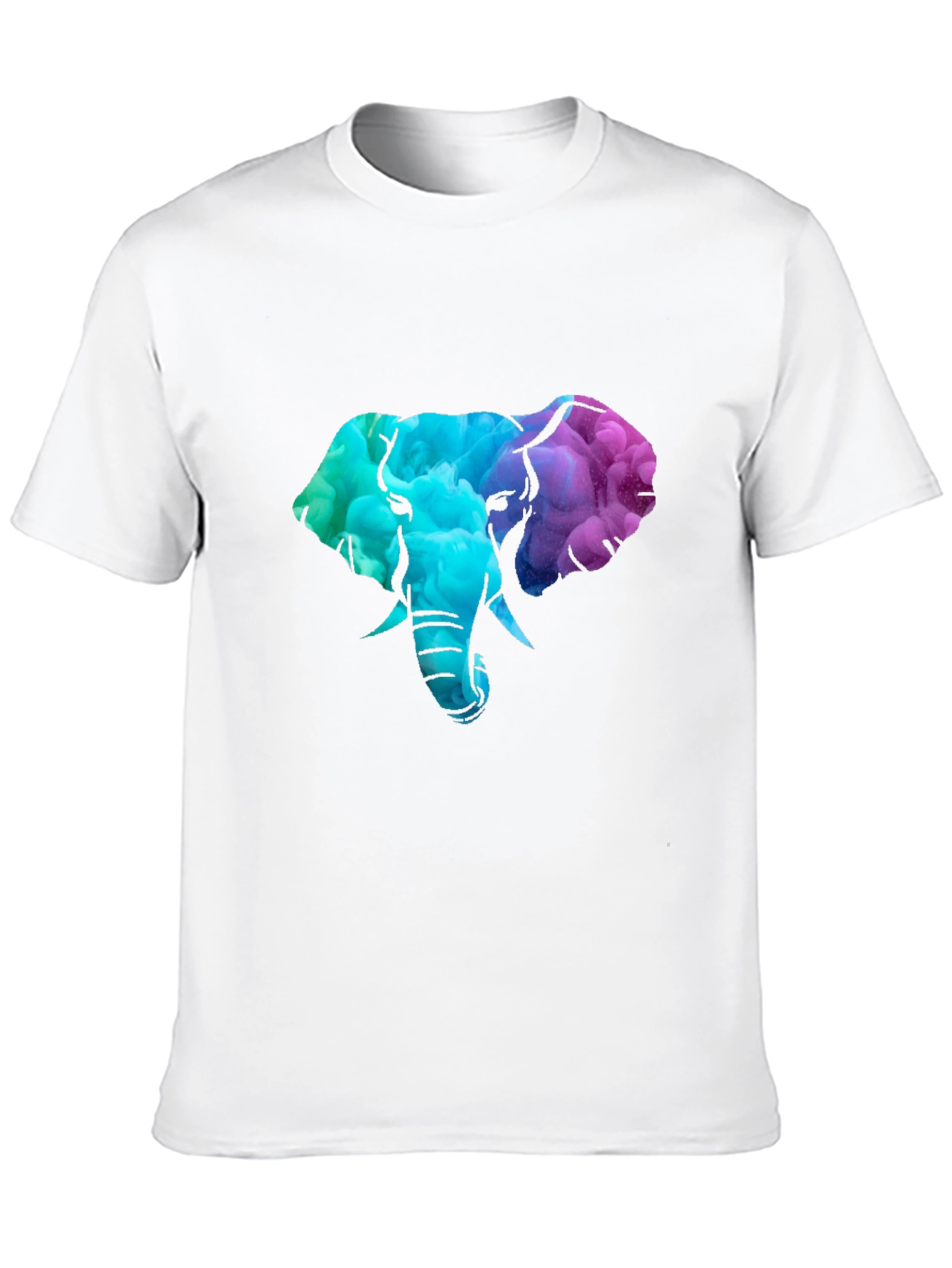 Elephant Head Graphic Tee - Black T-Shirt