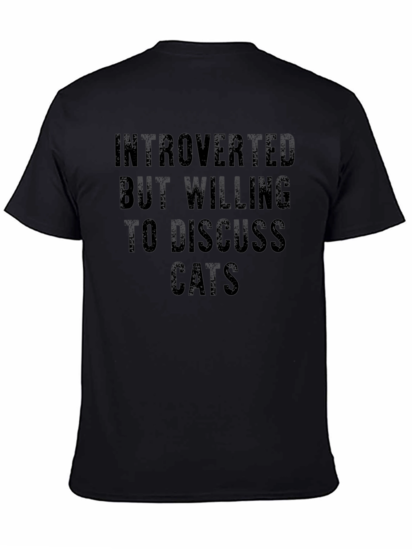 Introverted Cat Lover T-Shirt - Funny Cat Tee