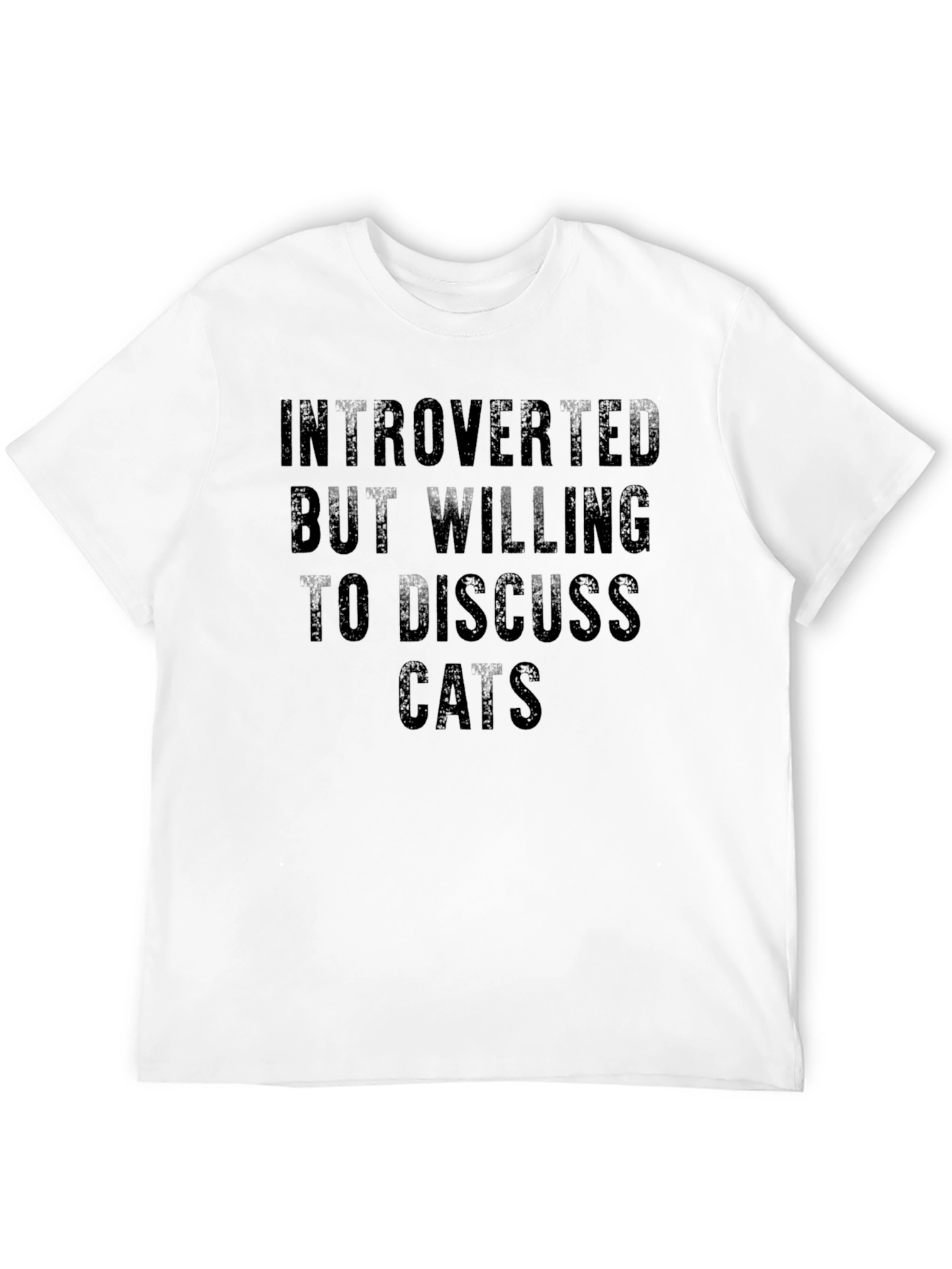 Introverted Cat Lover T-Shirt - Funny Cat Tee