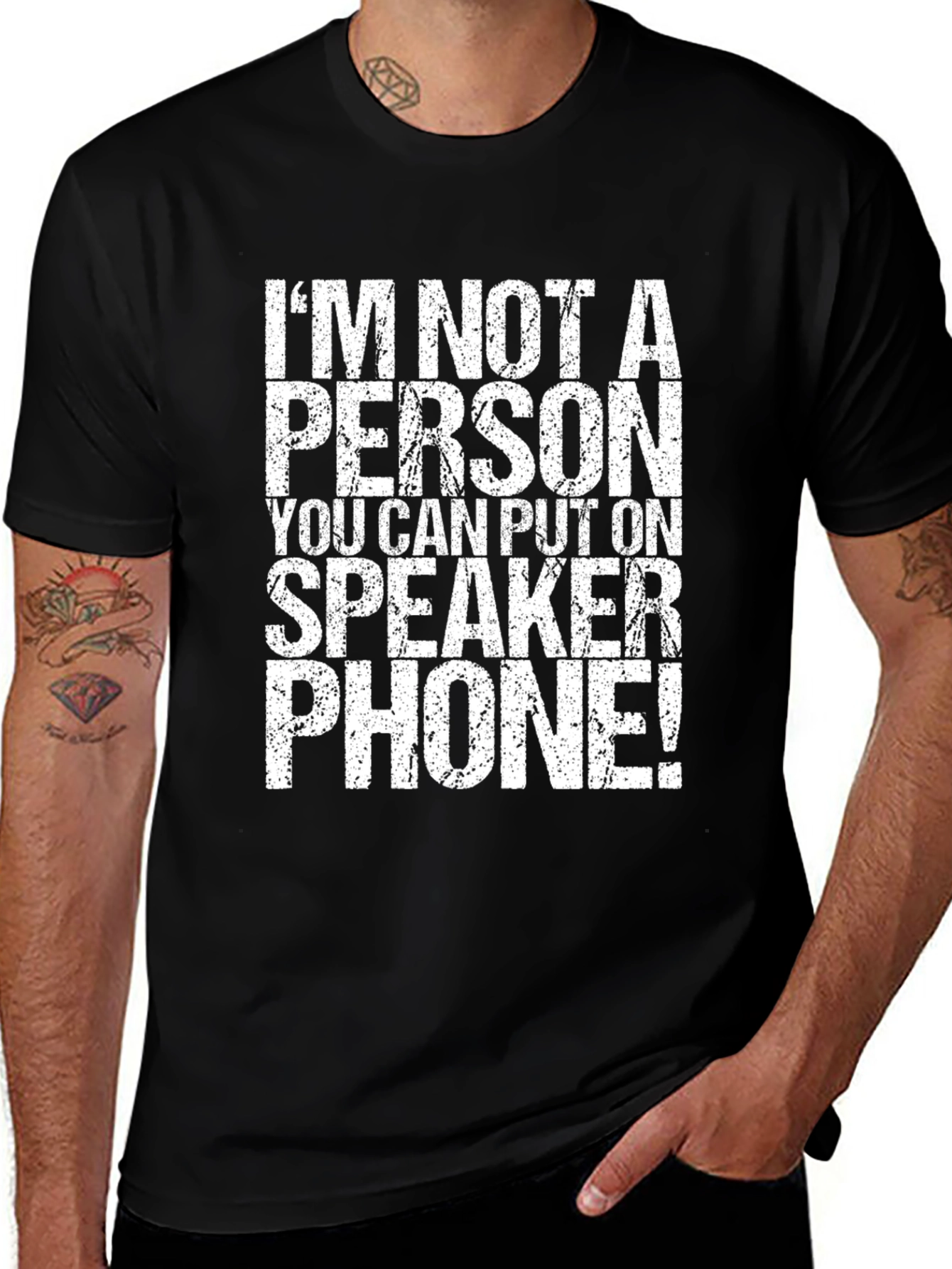 Speaker Phone Sarcastic T-Shirt