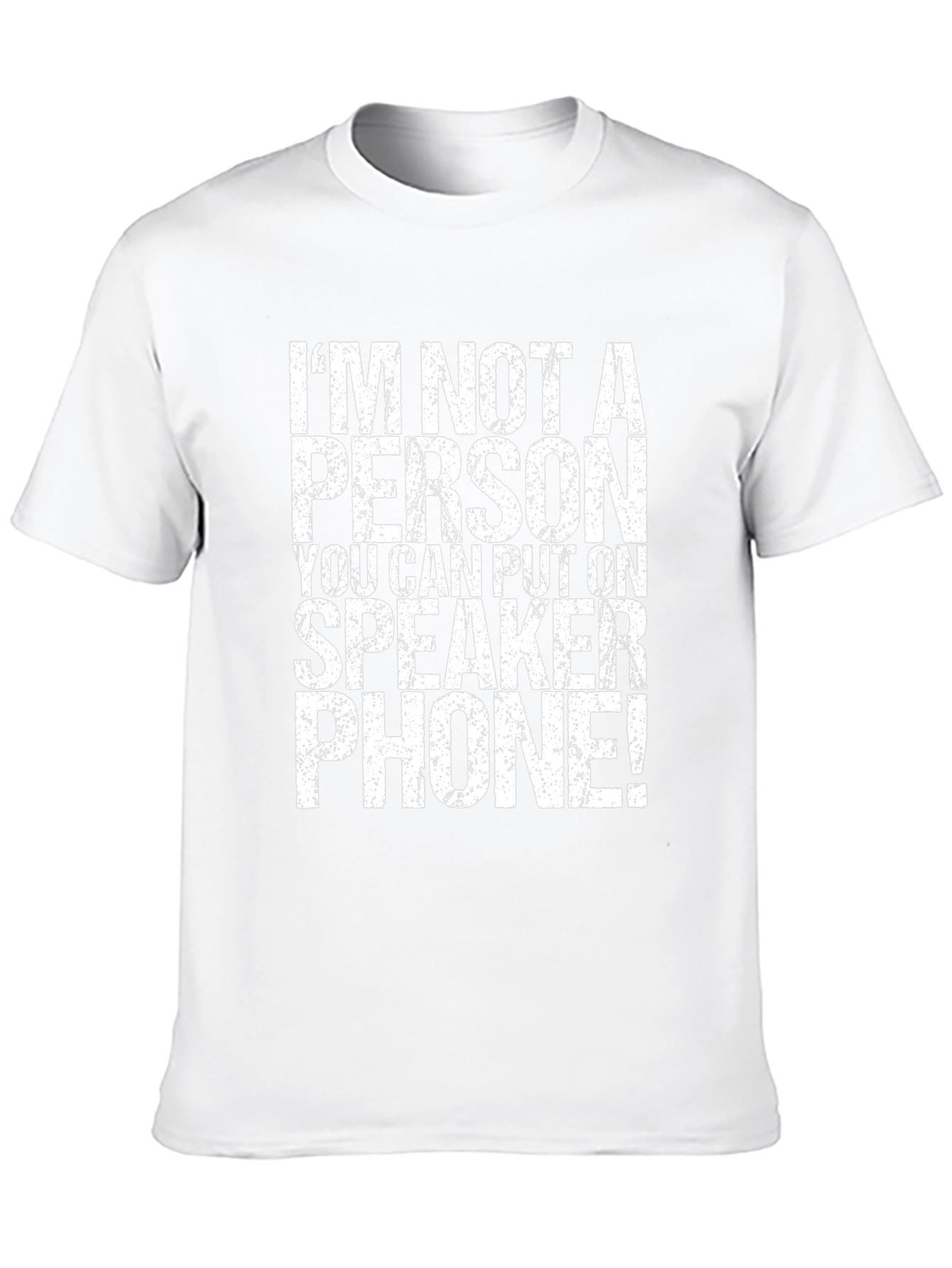 Speaker Phone Sarcastic T-Shirt