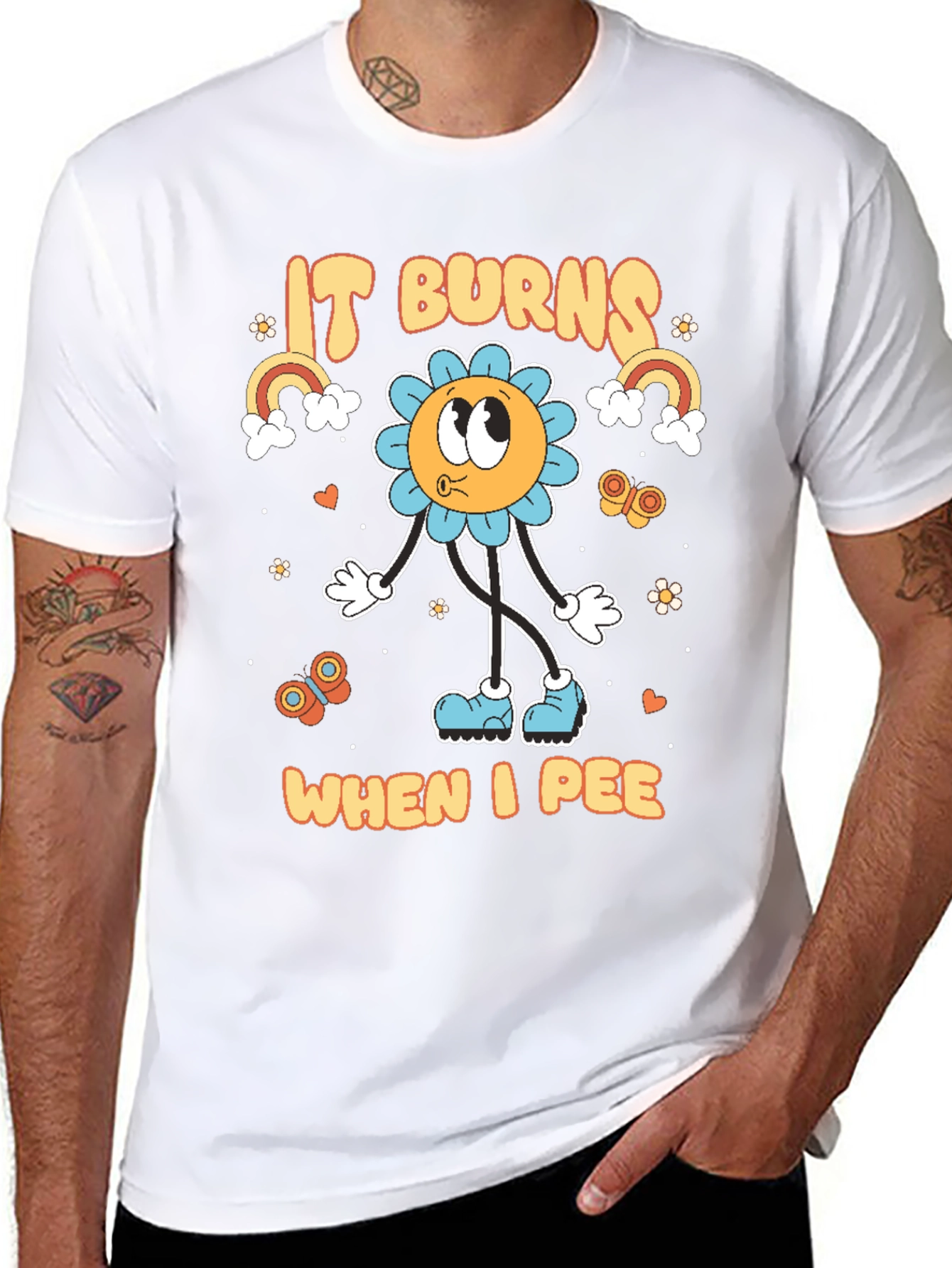 It Burns When I Pee Retro T-Shirt