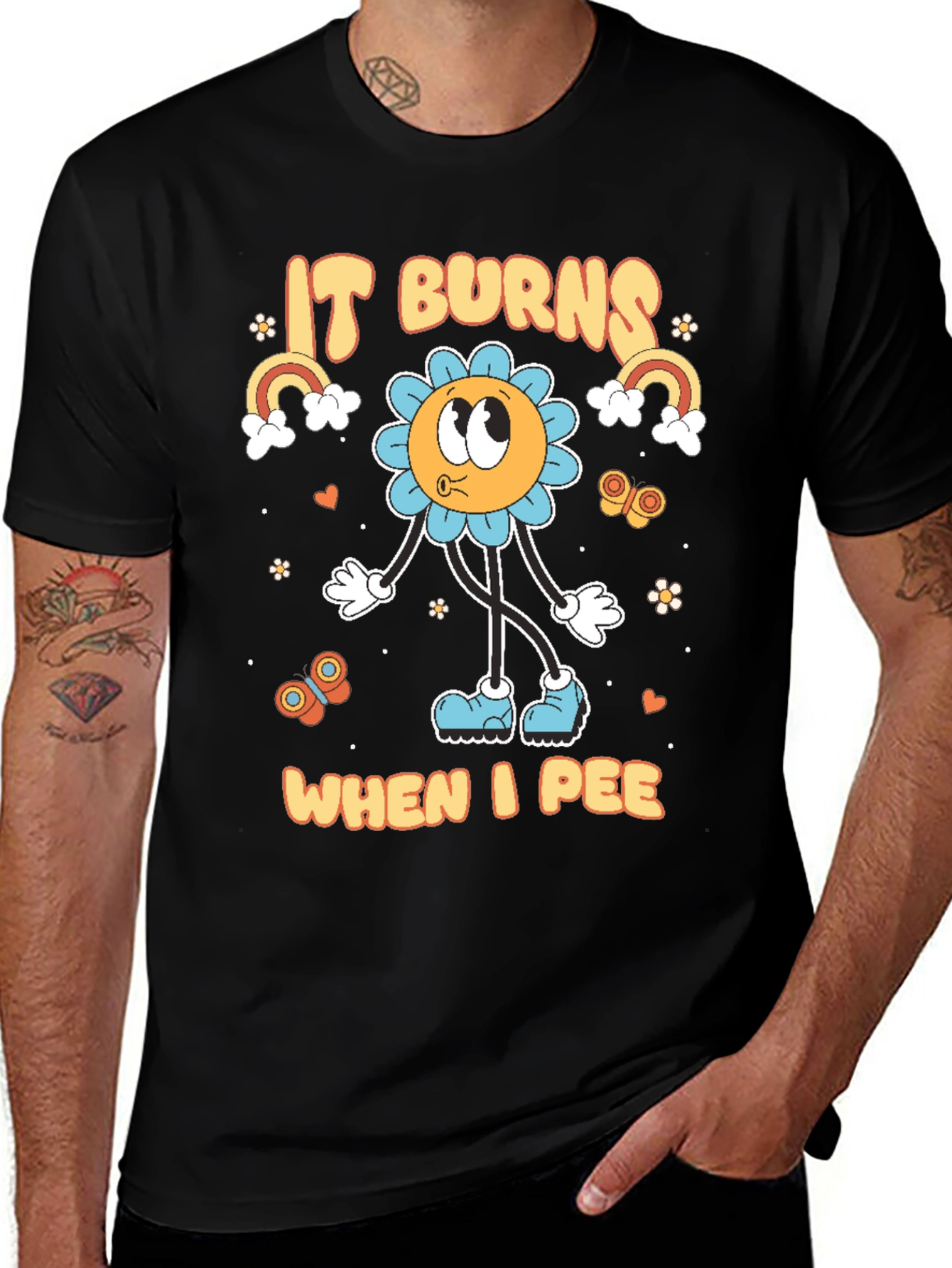 It Burns When I Pee Retro T-Shirt