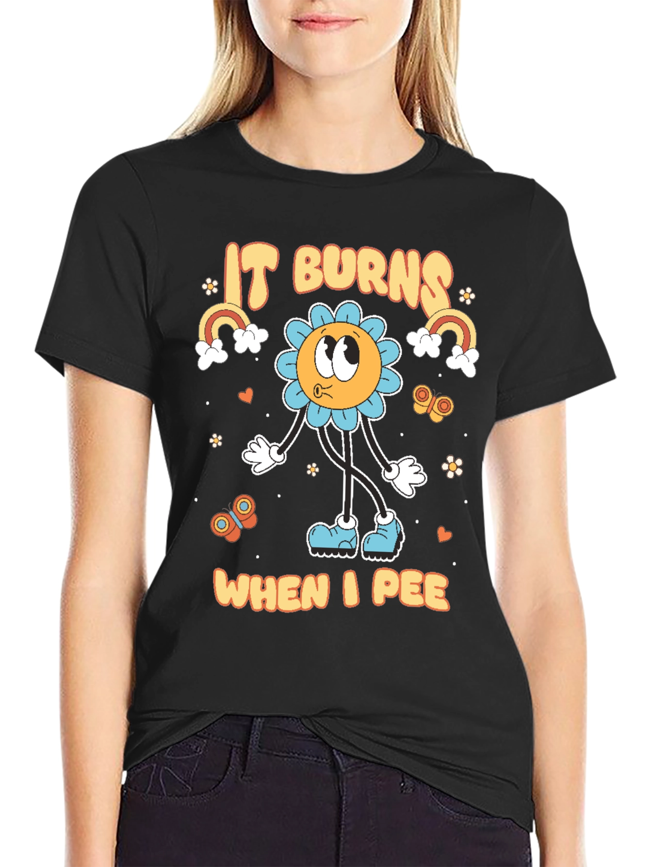 It Burns When I Pee Retro T-Shirt