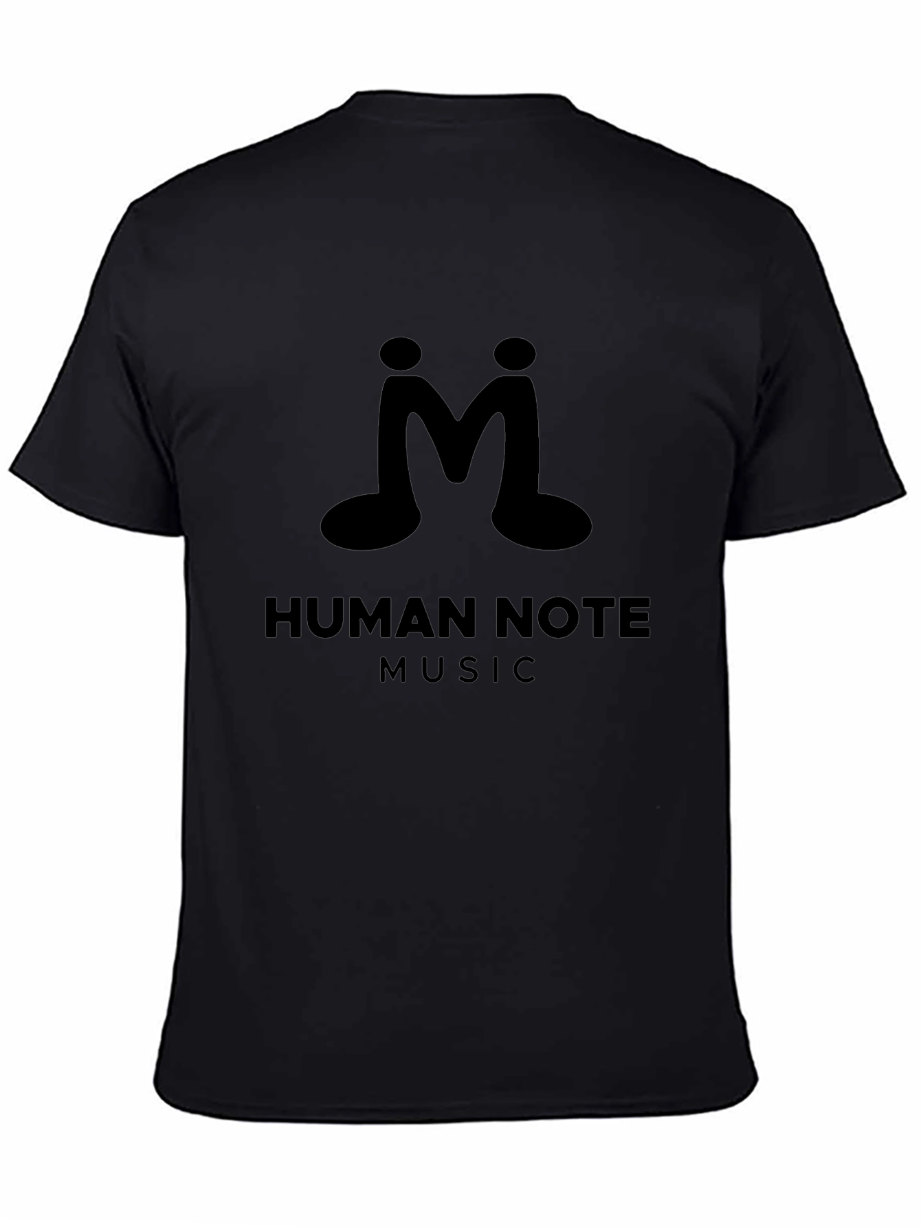 Human Note Music Black T-Shirt