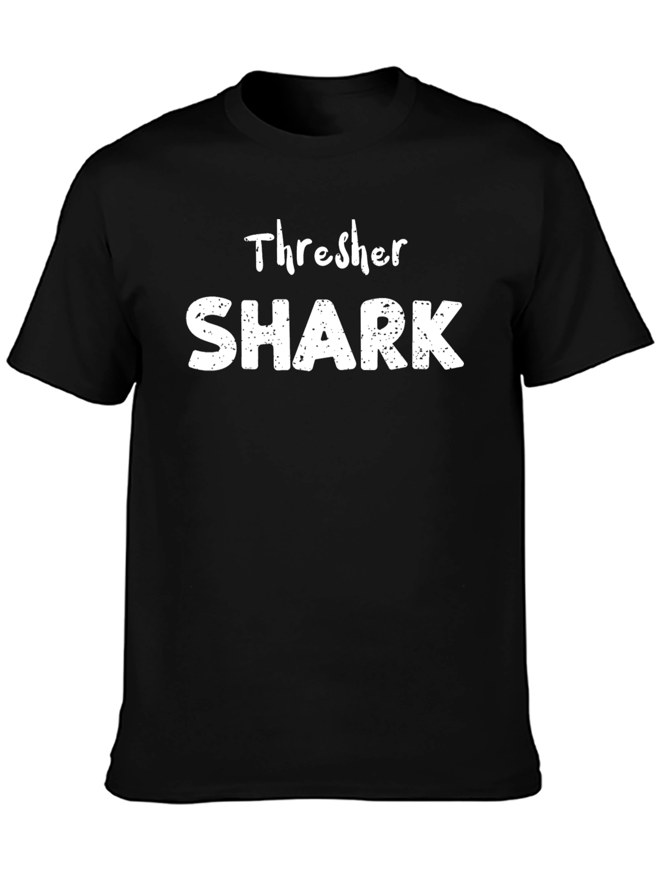 Thresher Shark Graphic Tee - Black Cotton