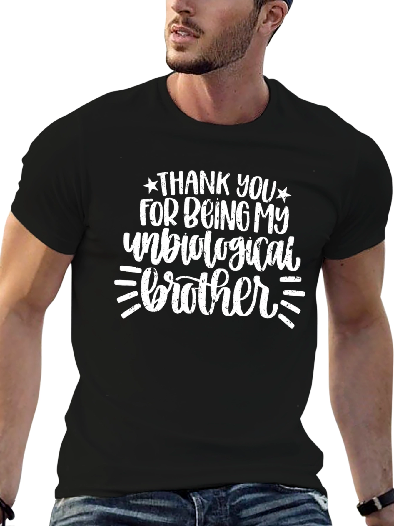 Unbiological Brother Graphic T-Shirt - Perfect Gift