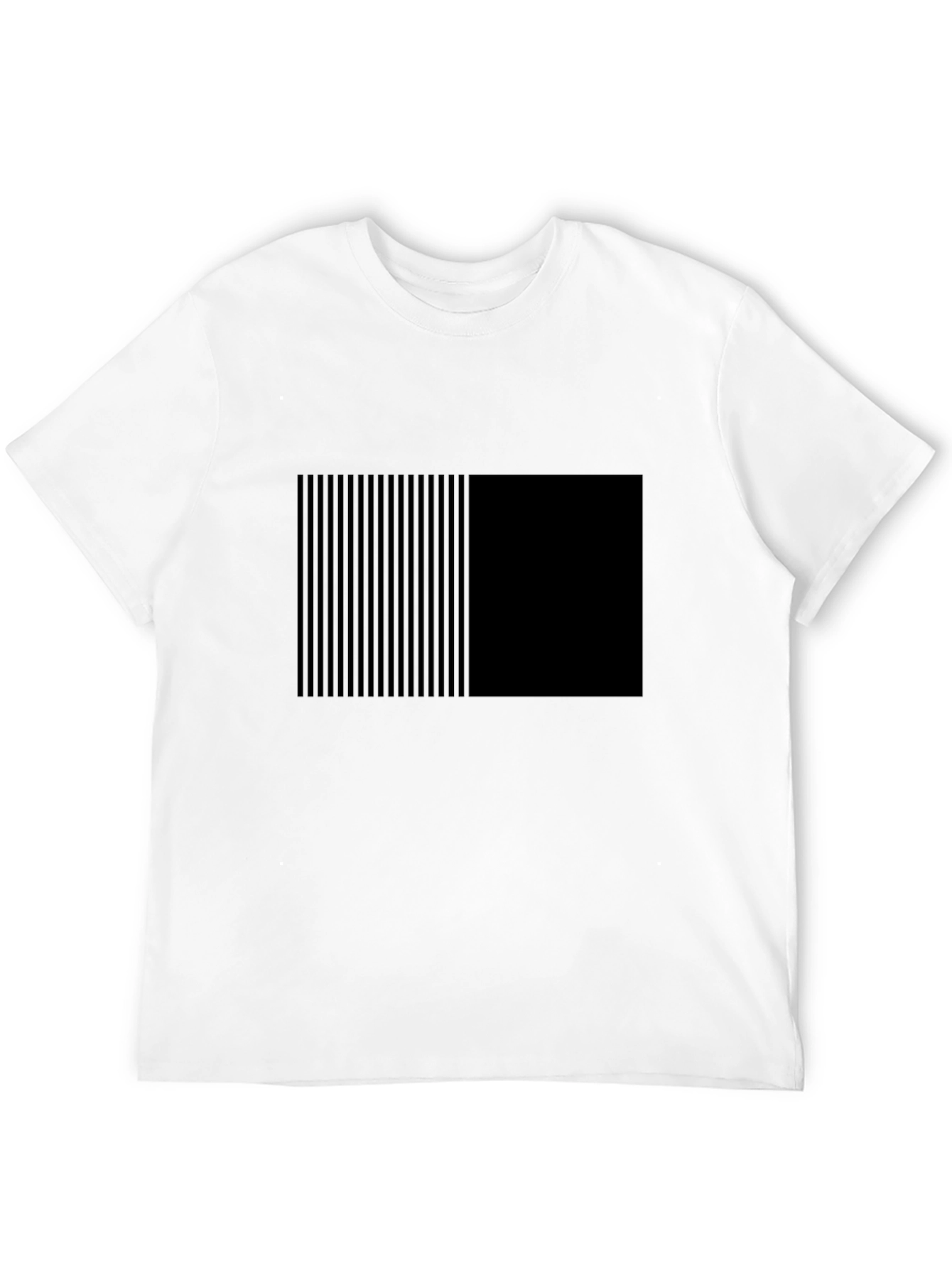 Modern Black Graphic Tee - Striking Design