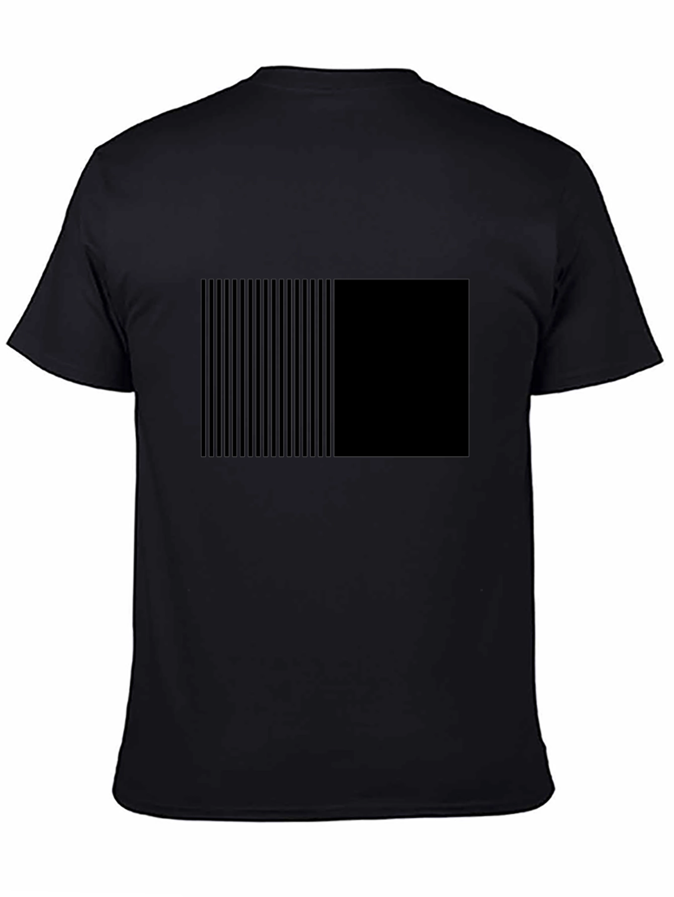 Modern Black Graphic Tee - Striking Design
