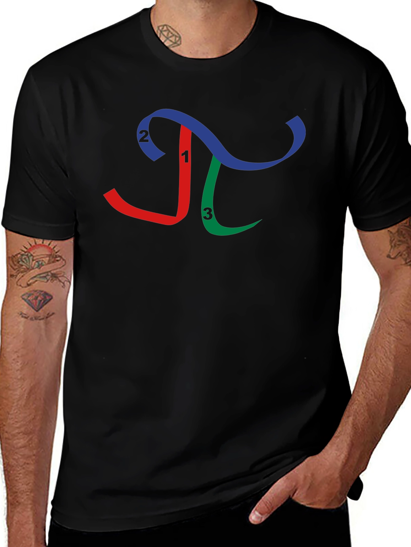 Pi Symbol T-Shirt - Math Geek Apparel