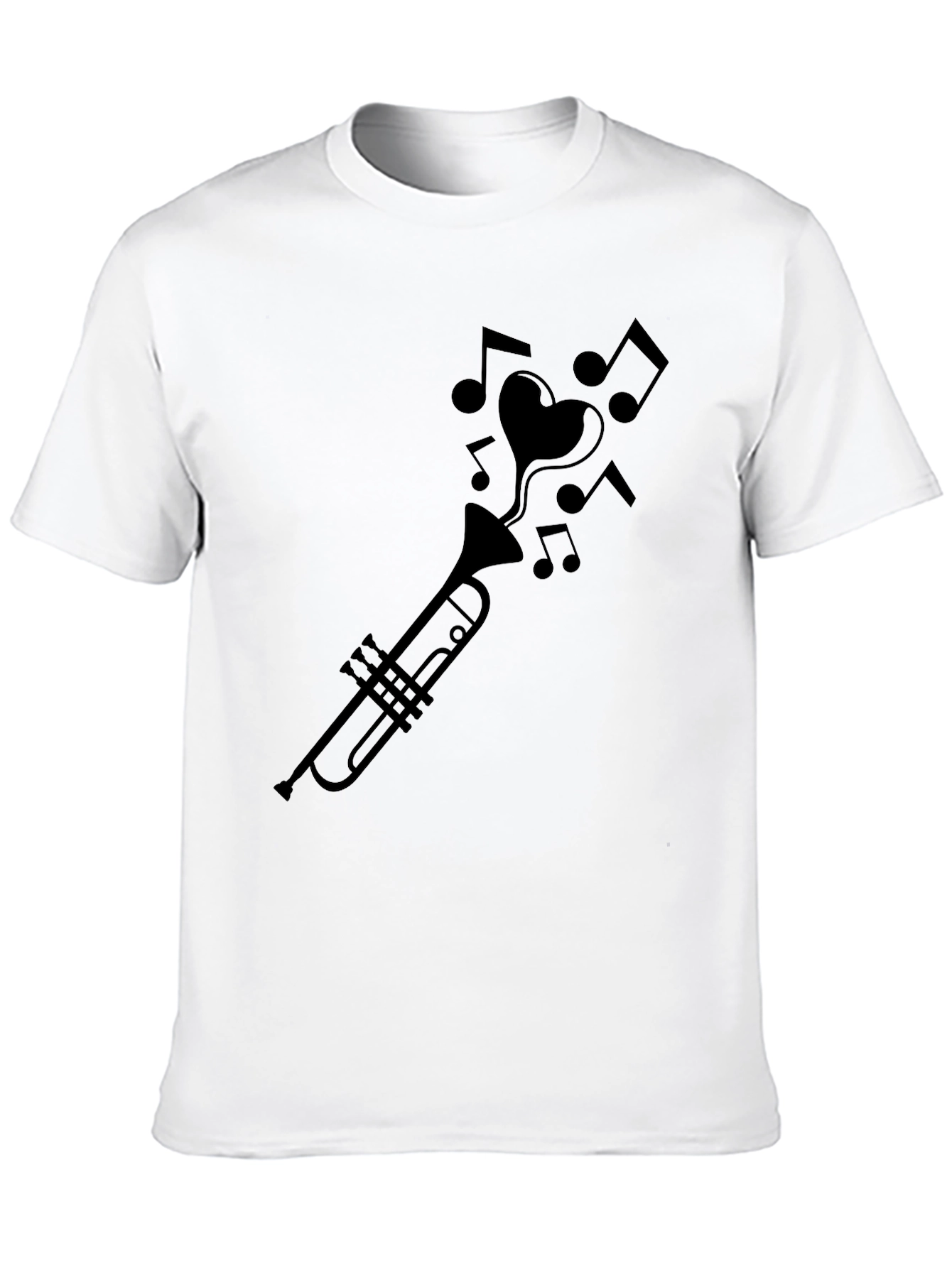Musical Heartbeat T-Shirt - Trumpet Love!