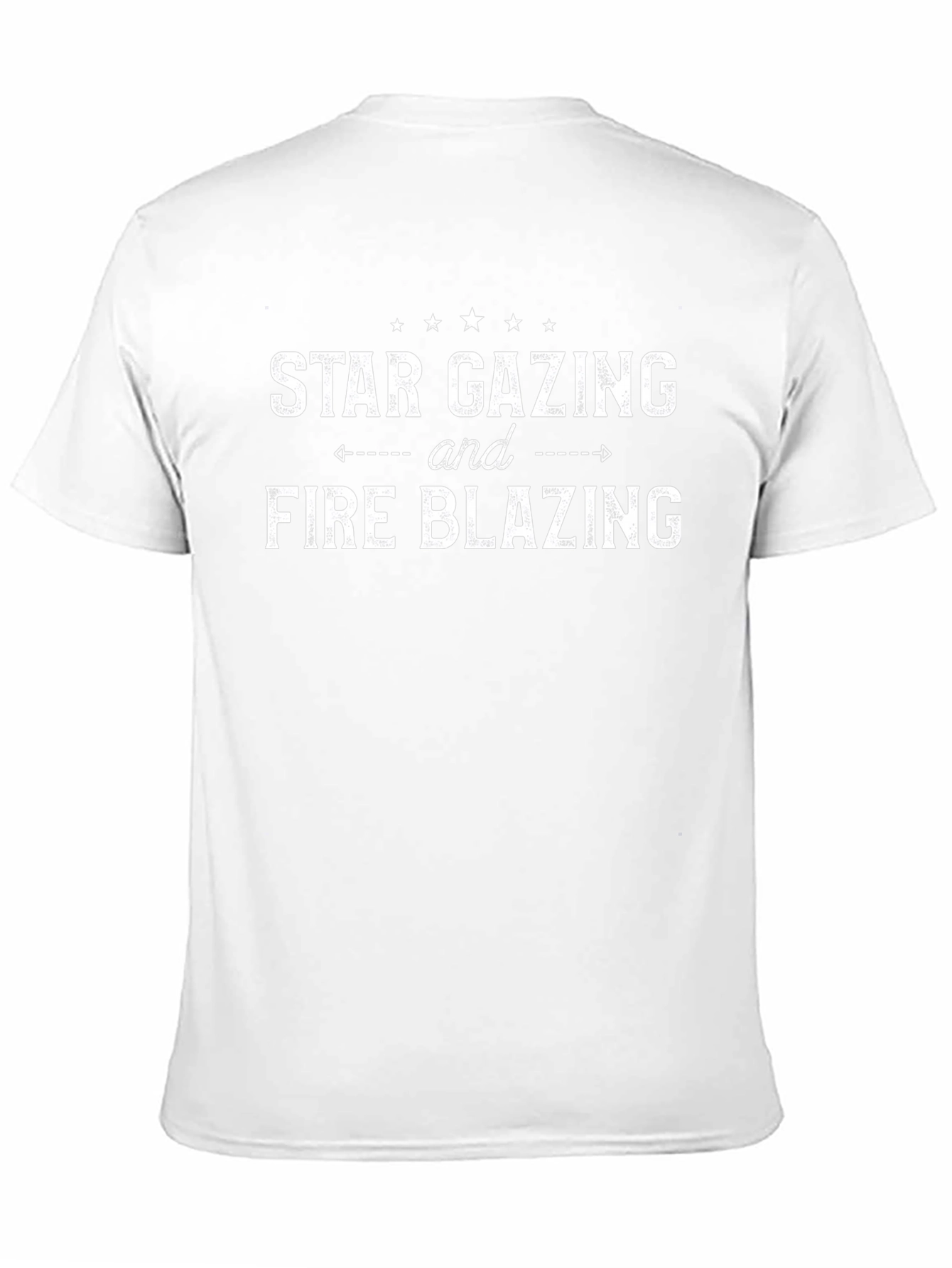 Star Gazing Fire Blazing Graphic T-Shirt