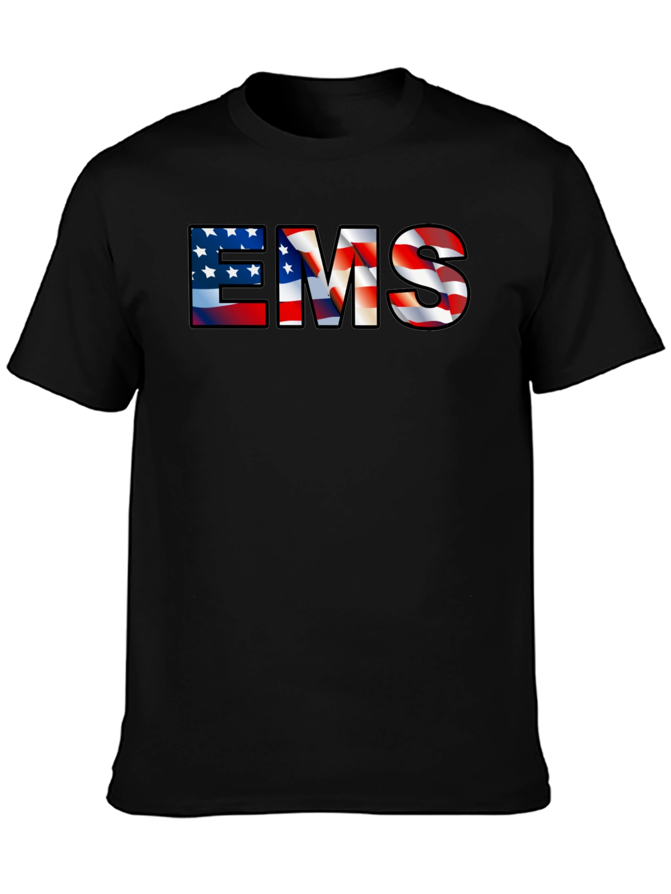 EMS American Flag Graphic T-Shirt