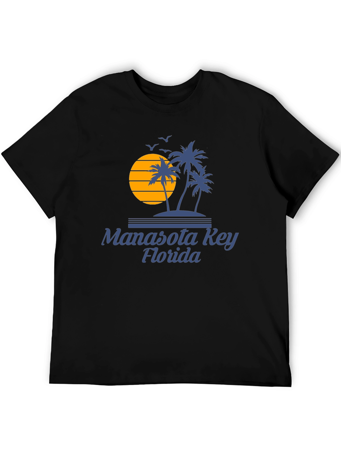 Manasota Key Florida T-Shirt Tropical Graphic Tee