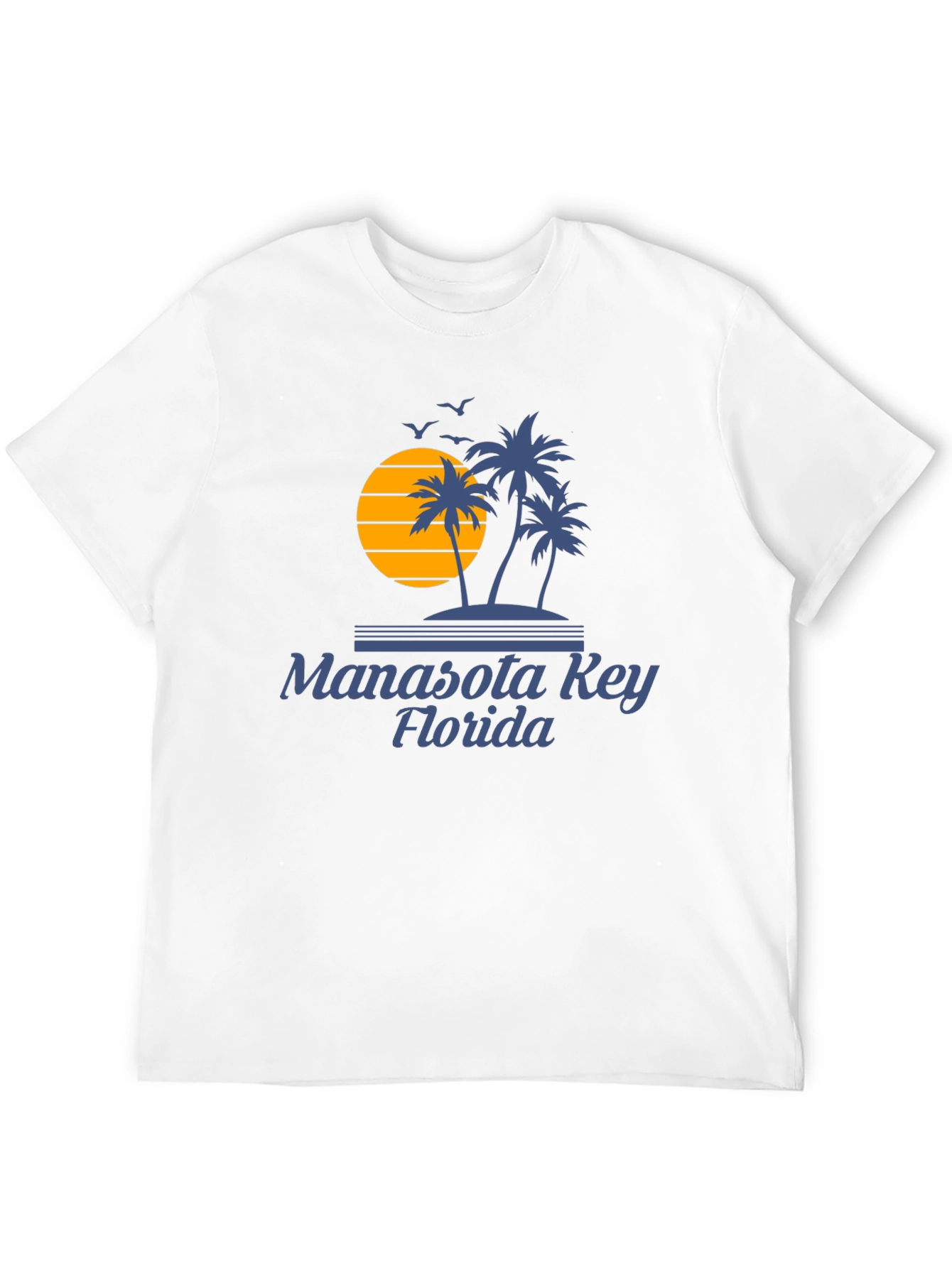 Manasota Key Florida T-Shirt Tropical Graphic Tee